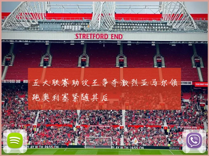 五大联赛助攻王争夺激烈亚马尔领跑奥利塞紧随其后